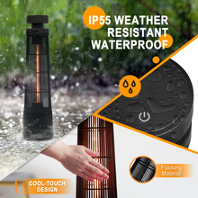 Load image into Gallery viewer, Electric Tower Space Heater / Standing Infrared Patio Heater / Portable Heater