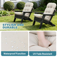 Load image into Gallery viewer, Sky Patio 2PCS Adirondack Chair Cushions 45" x 20" x 4" Thick – High Back Outdoor Patio Cushions with Ties, Fade Resistant