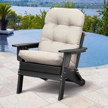 Load image into Gallery viewer, 2Pcs Adirondack Chair Cushions, Rocking Chair Cushion, Replacement Seat Pad, High Back Patio Cushions with Ties, Sunscreen and Fade-Resistant