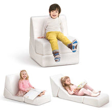 Load image into Gallery viewer, Folding Sofa Chair for Kids, Convertible Sofa to Lounger for Girls and Boys