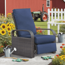 Load image into Gallery viewer, Skypatio Wicker Recliner / Outdoor Recliner Chair / Patio Recliner Lounger/ Single Chair