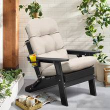 Load image into Gallery viewer, 2Pcs Adirondack Chair Cushions, Rocking Chair Cushion, Replacement Seat Pad, High Back Patio Cushions with Ties, Sunscreen and Fade-Resistant