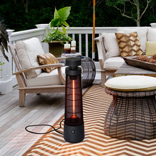 Load image into Gallery viewer, Electric Tower Space Heater / Standing Infrared Patio Heater / Portable Heater
