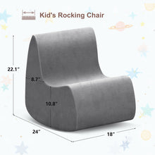 Load image into Gallery viewer, Creative soft foam rocking chair suitable for children's room- game room and living room, light and durable