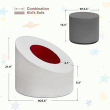 Load image into Gallery viewer, Creative soft foam rocking chair suitable for children's room- game room and living room, light and durable