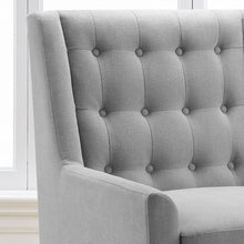 Load image into Gallery viewer, Modern Accent Chair – Tufted Upholstered Armchair for Small Living Areas