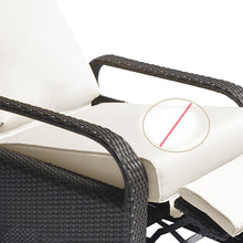 Load image into Gallery viewer, Outdoor Recliner Replacement Cushion / Patio Furniture Chair Sofa Washable Cushion Deep Seat (Cover Can be Replaced)