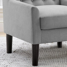 Load image into Gallery viewer, Modern Accent Chair – Tufted Upholstered Armchair for Small Living Areas