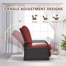 Load image into Gallery viewer, Skypatio Wicker Recliner / Outdoor Recliner Chair / Patio Recliner Lounger/ Single Chair