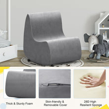 Load image into Gallery viewer, Creative soft foam rocking chair suitable for children's room- game room and living room, light and durable