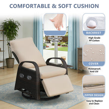 Load image into Gallery viewer, Sky Patio Swivel Patio Lounge Chair with Side Table, – Patio, Backyard & Poolside Lounge