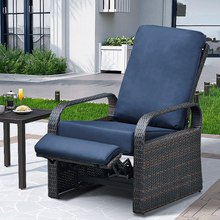 Load image into Gallery viewer, Skypatio Wicker Recliner / Outdoor Recliner Chair / Patio Recliner Lounger/ Single Chair