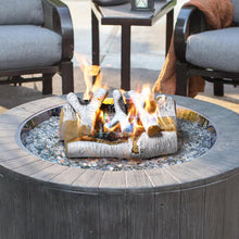 Load image into Gallery viewer, Ceramic Fireplace Logs Set of 5 / Fiber White Birch Fake Firewood /Fire Pits Logs