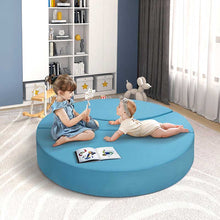 Load image into Gallery viewer, 3Pcs Modular Kids Play Couch, Creativing Playroom Floor Sofa Furniture for Children, Removable Fabric Cover