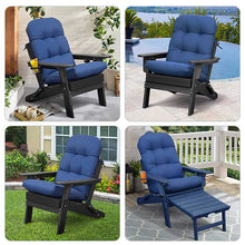 Load image into Gallery viewer, 2Pcs Adirondack Chair Cushions, Rocking Chair Cushion, Replacement Seat Pad, High Back Patio Cushions with Ties, Sunscreen and Fade-Resistant