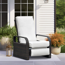 Load image into Gallery viewer, Skypatio Wicker Recliner / Outdoor Recliner Chair / Patio Recliner Lounger/ Single Chair