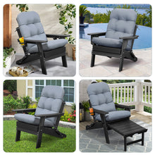 Load image into Gallery viewer, 2Pcs Adirondack Chair Cushions, Rocking Chair Cushion, Replacement Seat Pad, High Back Patio Cushions with Ties, Sunscreen and Fade-Resistant