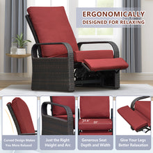Load image into Gallery viewer, Skypatio Wicker Recliner / Outdoor Recliner Chair / Patio Recliner Lounger/ Single Chair