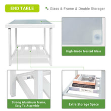 Load image into Gallery viewer, Outdoor Patio Armchair Sofa Chair All-Weather Aluminum Garden Indoor Outdoor Contemporary Sofa Chair with Cushions