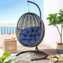 Load image into Gallery viewer, Heavy Duty Wicker Porch Swing Sets for Outdoor Patio Balcony Garden Decoration with cushion