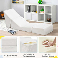 Load image into Gallery viewer, Folding Sofa Chair for Kids, Convertible Sofa to Lounger for Girls and Boys