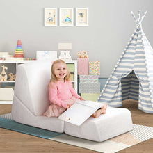Load image into Gallery viewer, Folding Sofa Chair for Kids, Convertible Sofa to Lounger for Girls and Boys