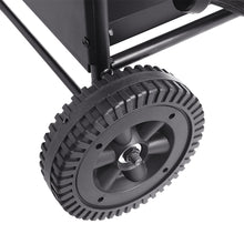 Load image into Gallery viewer, Fireplace Log Holder Rack / Fire pit Set / Outdoor Fireplace / Rack Holder With 2 Wheels