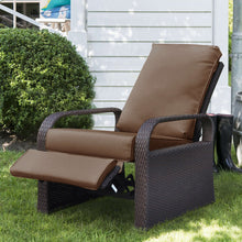 Load image into Gallery viewer, Skypatio Wicker Recliner / Outdoor Recliner Chair / Patio Recliner Lounger/ Single Chair