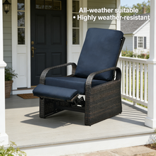 Load image into Gallery viewer, Skypatio Wicker Recliner / Outdoor Recliner Chair / Patio Recliner Lounger/ Single Chair
