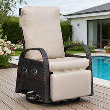 Load image into Gallery viewer, Sky Patio Swivel Patio Lounge Chair with Side Table,  – Patio, Backyard &amp; Poolside Lounge

