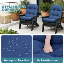 Load image into Gallery viewer, Sky Patio 2PCS Adirondack Chair Cushions 45" x 20" x 4" Thick – High Back Outdoor Patio Cushions with Ties, Fade Resistant
