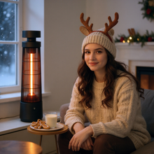Load image into Gallery viewer, Electric Tower Space Heater / Standing Infrared Patio Heater / Portable Heater
