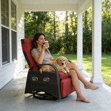 Load image into Gallery viewer, Sky Patio Swivel Patio Lounge Chair with Side Table,  – Patio, Backyard &amp; Poolside Lounge
