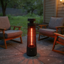 Load image into Gallery viewer, Electric Tower Space Heater / Standing Infrared Patio Heater / Portable Heater
