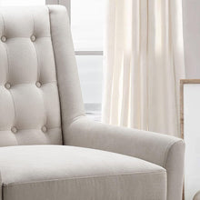 Load image into Gallery viewer, Modern Accent Chair – Tufted Upholstered Armchair for Small Living Areas
