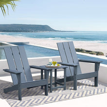 Load image into Gallery viewer, Adirondack Chair Lounger / Weather Resistant Recliner / Fire Pit Seating High Back, Gray
