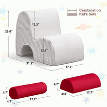 Load image into Gallery viewer, Creative soft foam rocking chair suitable for children&#39;s room- game room and living room, light and durable
