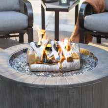 Load image into Gallery viewer, Ceramic Fireplace Logs Set of 5 / Fiber White Birch Fake Firewood /Fire Pits Logs
