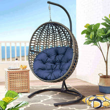 Load image into Gallery viewer, Heavy Duty Wicker Porch Swing Sets for Outdoor Patio Balcony Garden Decoration with cushion
