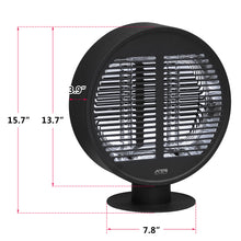 Load image into Gallery viewer, Electric Tabletop Space Heater / Portable Infrared Round Shape Heater / Freestanding Heater
