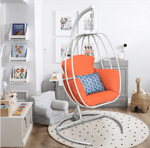 Load image into Gallery viewer, Egg Shaped Hanging Swing Chair / Outdoor Patio Porch Swing / Hammock Swing Chair
