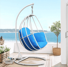 Load image into Gallery viewer, Egg Shaped Hanging Swing Chair / Outdoor Patio Porch Swing / Hammock Swing Chair
