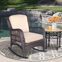 Load image into Gallery viewer, Wicker Rocking Patio Chair2
