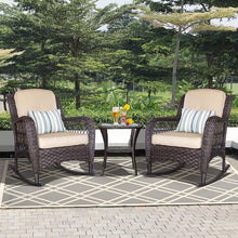 Load image into Gallery viewer, Wicker Rocking Patio Chair1
