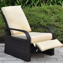 Load image into Gallery viewer, Outdoor Recliner Replacement Cushion / Patio Furniture Chair Sofa Washable Cushion Deep Seat (Cover Can be Replaced)
