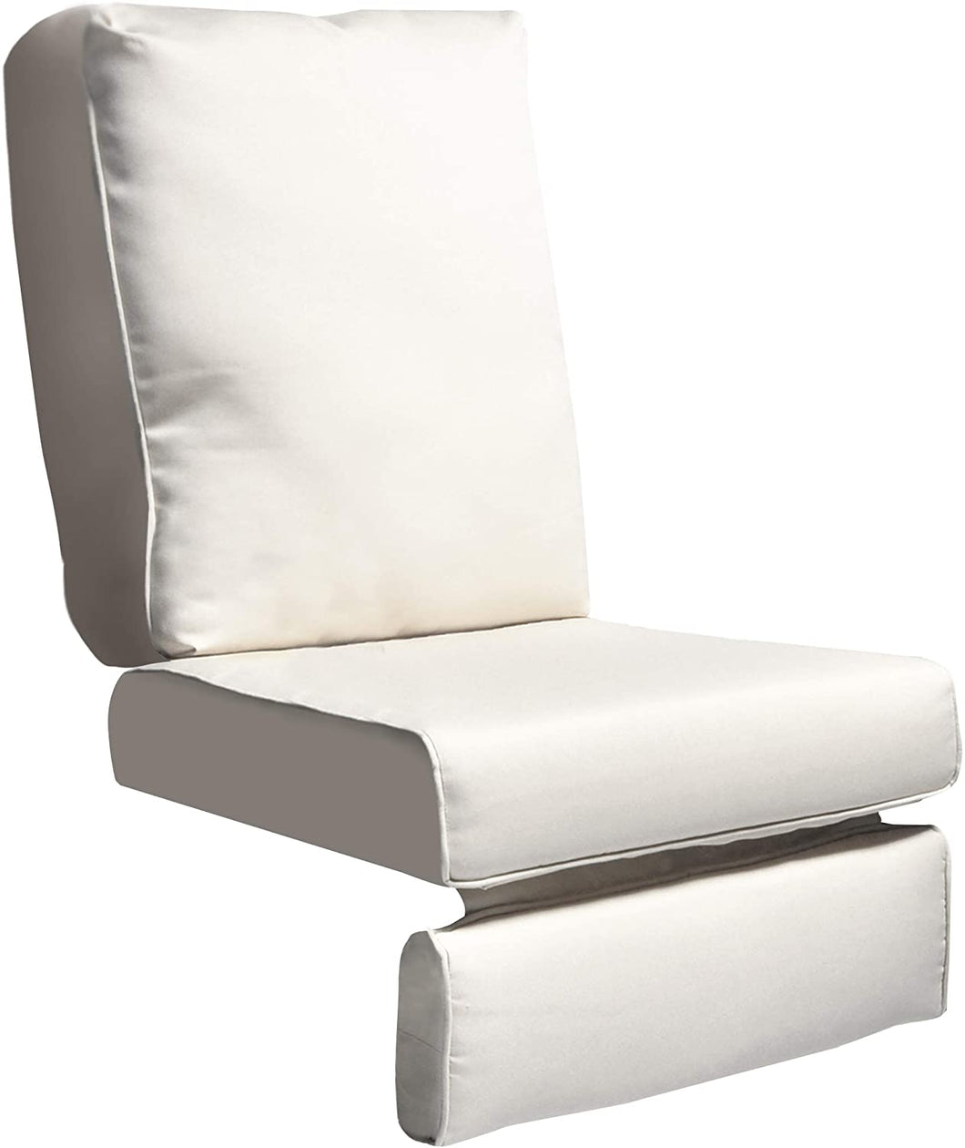 Outdoor Recliner Replacement Cushion / Patio Furniture Chair Sofa Washable Cushion Deep Seat (Cover Can be Replaced)