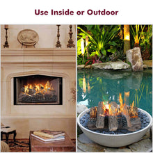 Load image into Gallery viewer, Gas Fireplace Logs / Large Ceramic Logs / Artificial Firewood Logs
