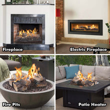 Load image into Gallery viewer, Gas Fireplace Logs / Large Ceramic Logs / Artificial Firewood Logs
