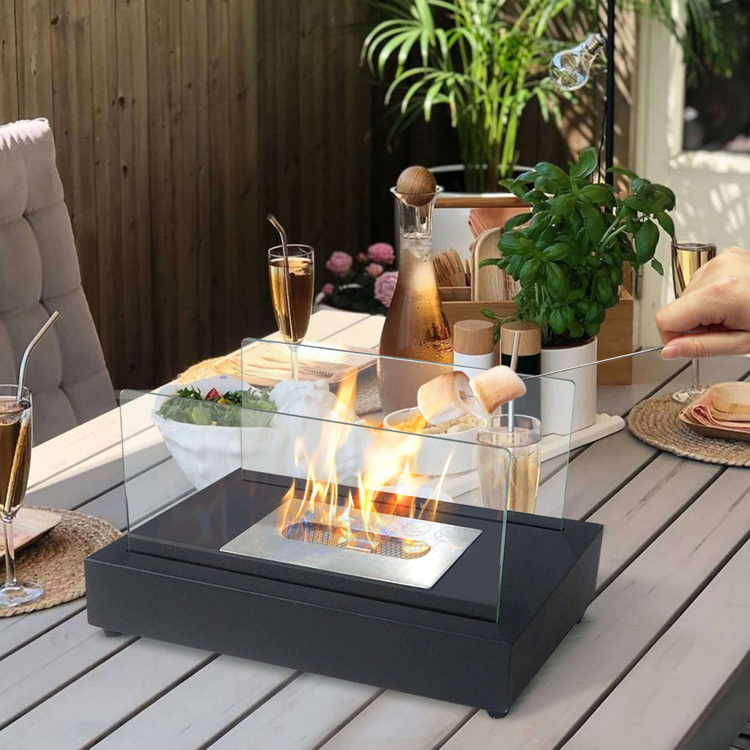 Tabletop Fireplace Heater / Outdoor Table Styled Bio Ethanol Firepits /  Portable Fire Bowl Pot / Skypatio Fireplace
